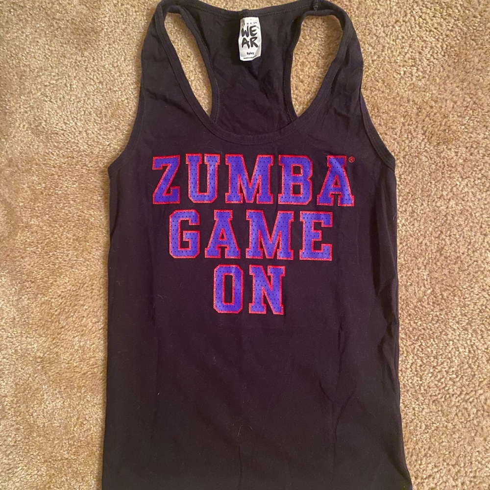 “Zumba Game On” Tank Top - Women’s Small - Never Worn